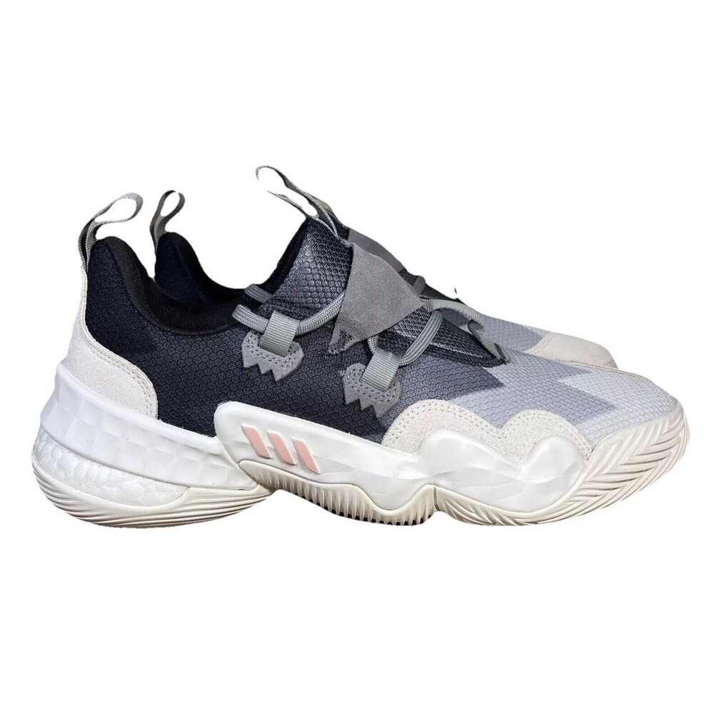 Mens Size 8 - Adidas Trae Young 1 Carbon Pink Gum White Basketball Shoes GY0302